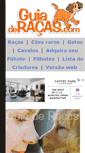 Mobile Screenshot of guiaderacas.com.br