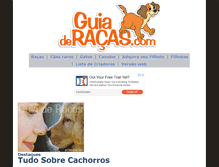 Tablet Screenshot of guiaderacas.com.br